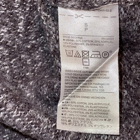 Gap Size Small Cotton Blend V Neck Sweater - Picture 8 of 8